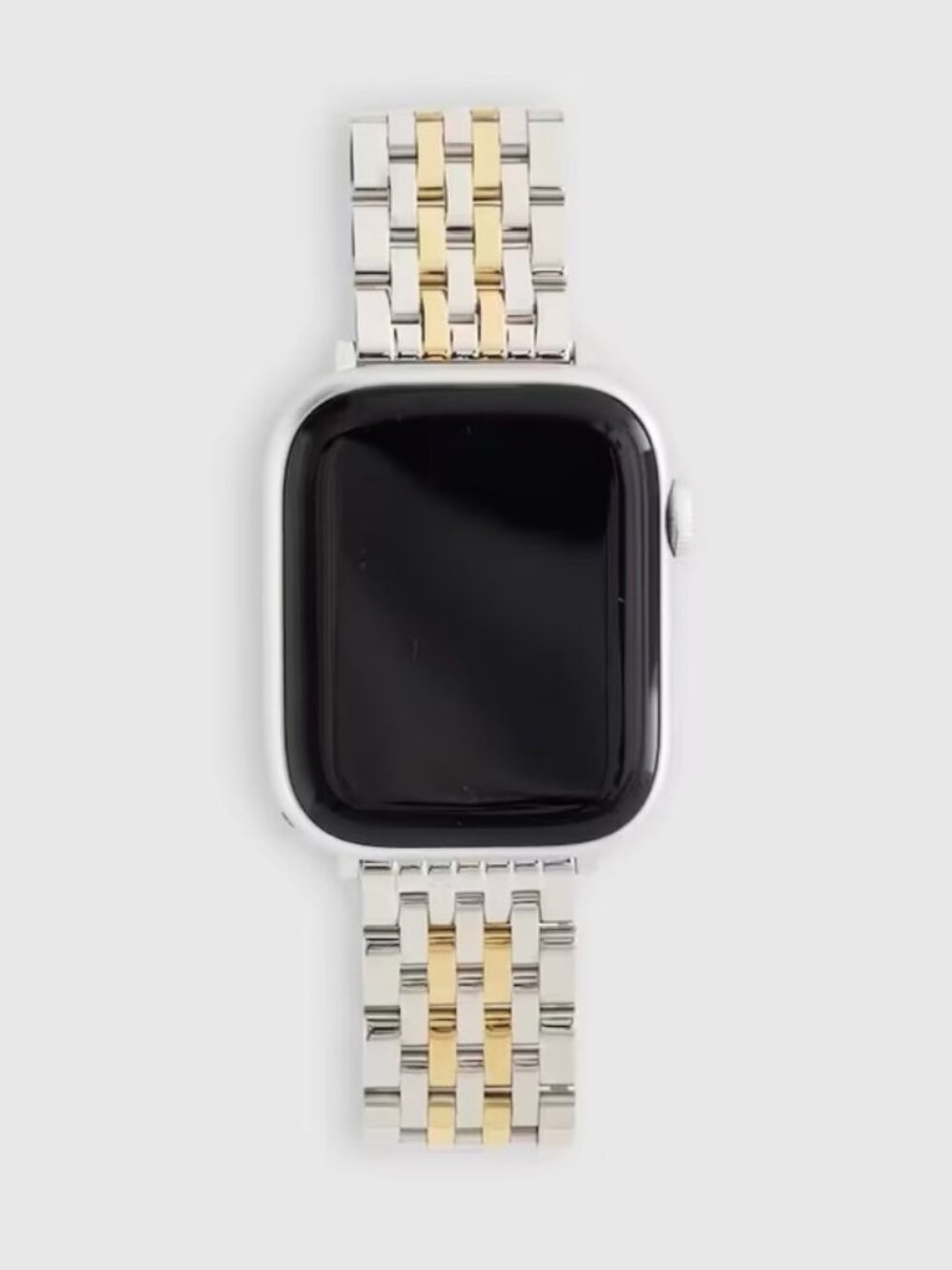 NWT Quince Apple Watch Band Stainless Steel Silver Gold Bracelet 44-49mm